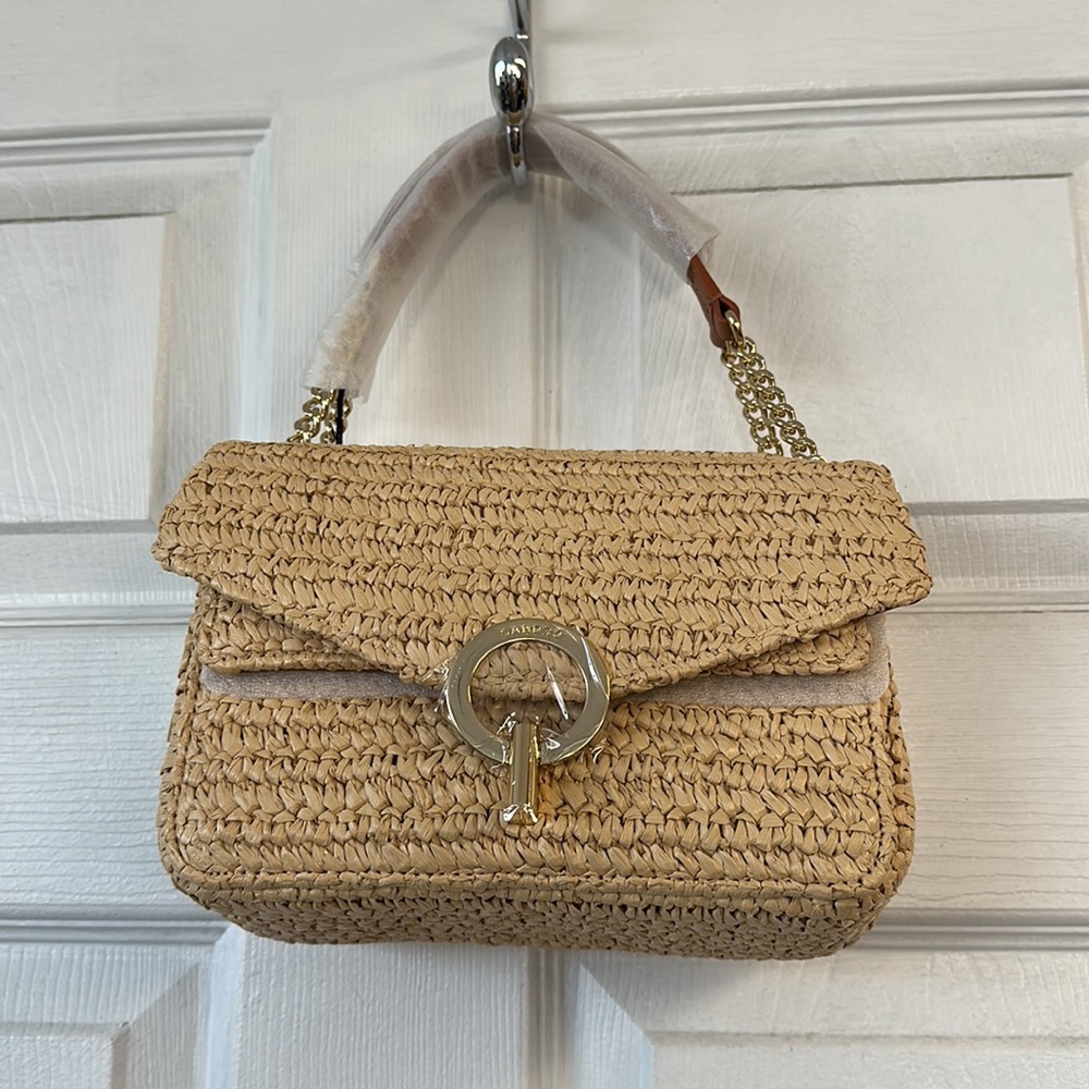 Yza Raffia Paille Handbag - Picture 2 of 6